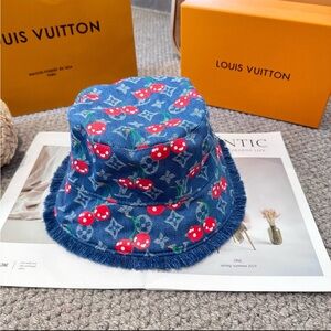 Cherry Pattern Kids Bucket Hat